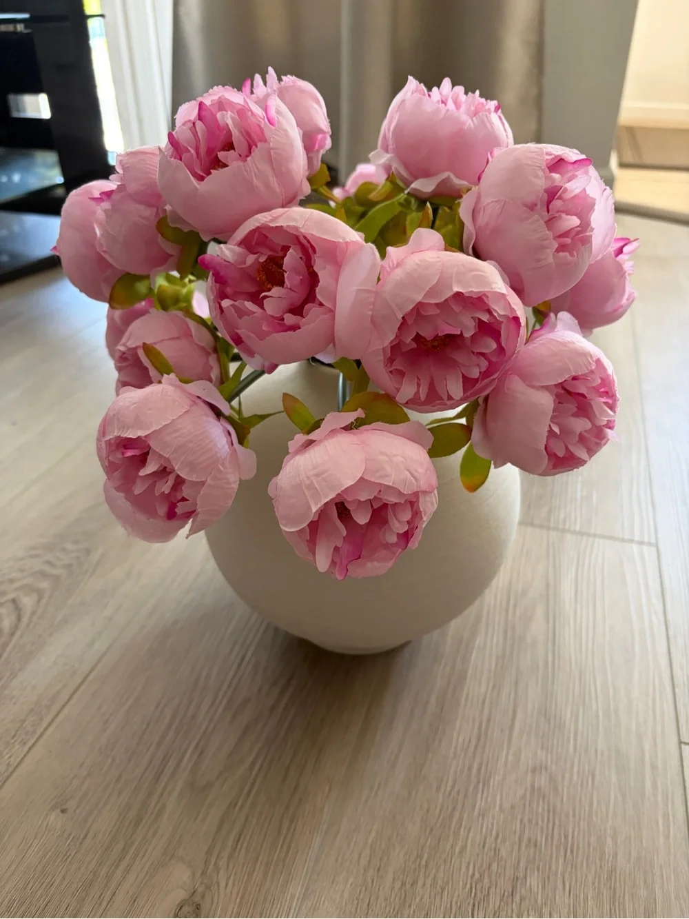 Artificial Pink Peony Bouquet
